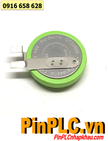 Panasonic CR2050B _Pin nuôi nguồn Panasonic CR2050B Lithium 3.0v 345mAh (chân thép) Xuất xứ Indonesia